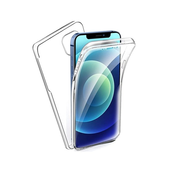 360º Silicon Case for Apple iPhone 12/12 Pro Transparent